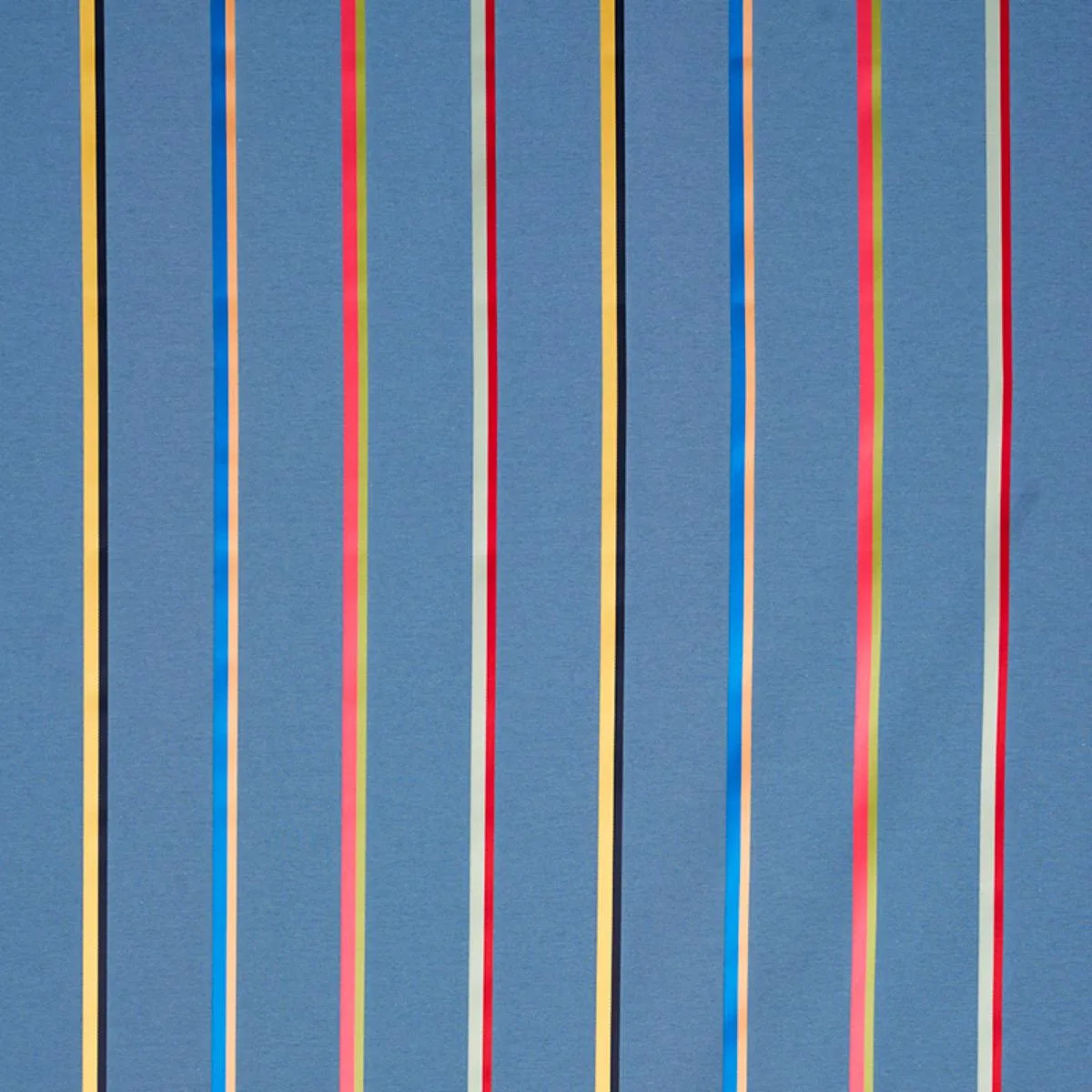 Schumacher 79560 Larivey Stripe Slate fabric swatch
