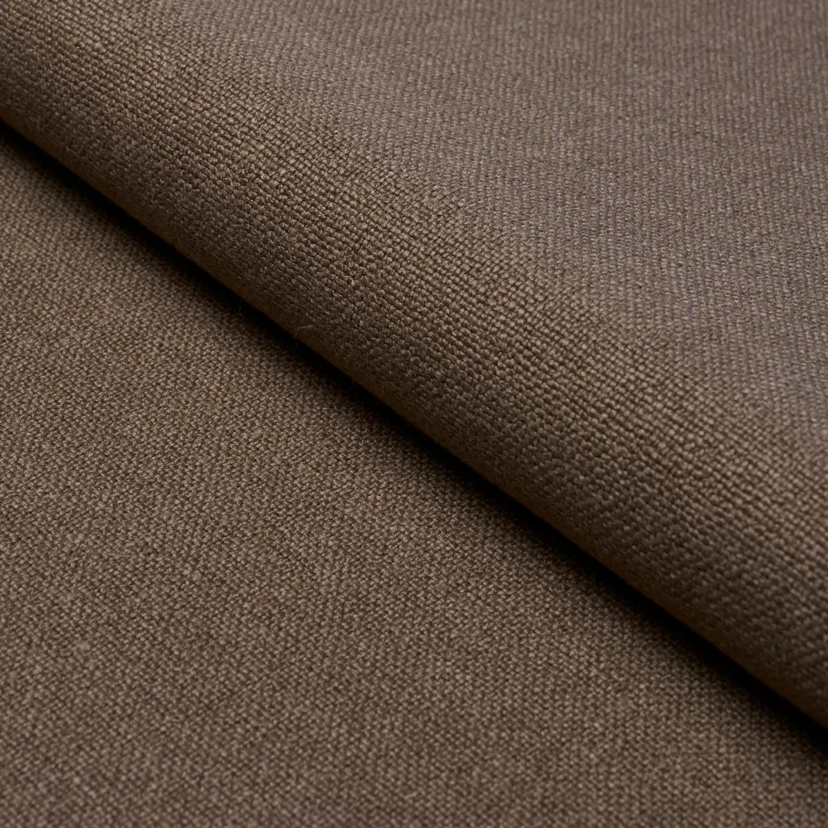 Schumacher 84496 Lars Rustic Linen Brown fabric swatch