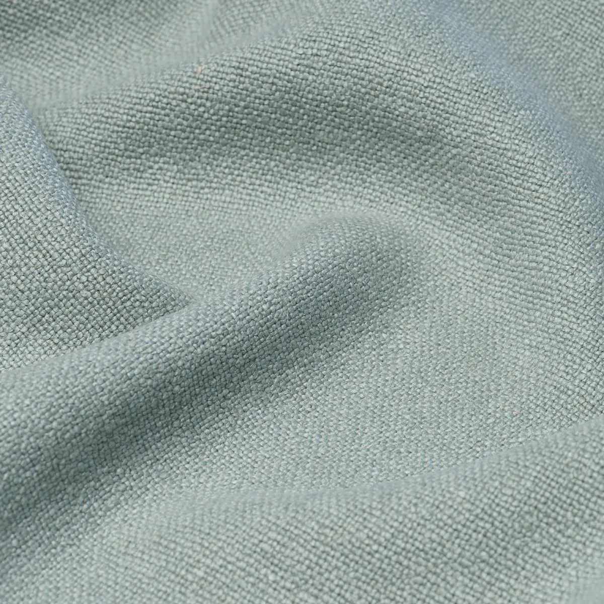 Schumacher 84490 Lars Rustic Linen Mineral fabric swatch