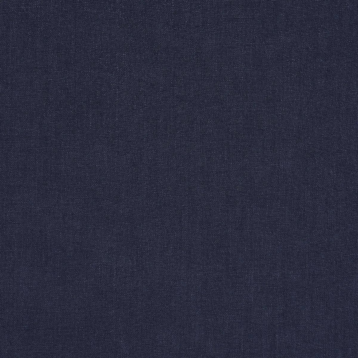 Schumacher 84492 Lars Rustic Linen Navy fabric swatch