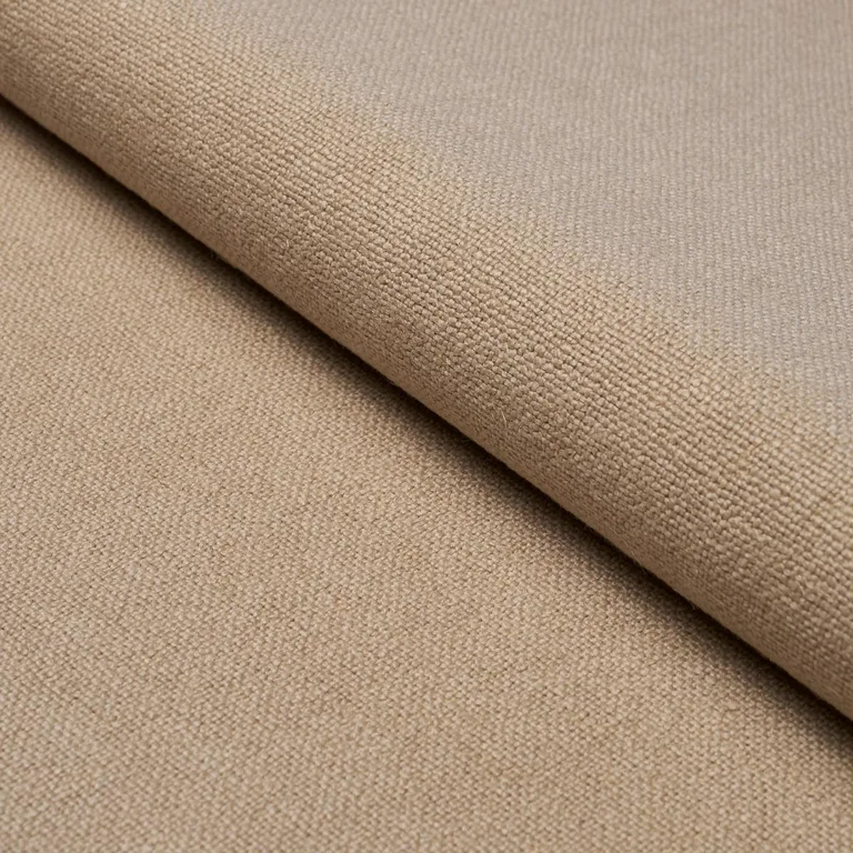 Schumacher 84495 Lars Rustic Linen Sand fabric swatch