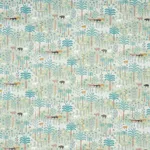 Schumacher 81960 Las Colinas Scenic Tapestry Green fabric swatch