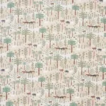Schumacher 81962 Las Colinas Scenic Tapestry Natural fabric swatch
