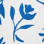 Schumacher 180010 Laurel Navy fabric swatch