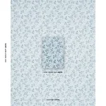 Schumacher 182101 Lavinia Blue fabric swatch