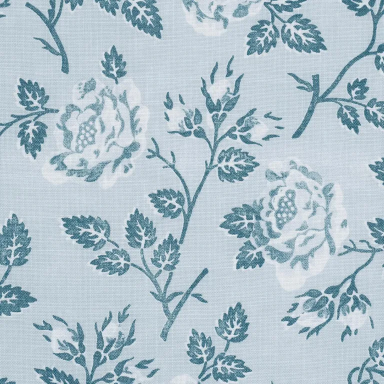 Schumacher 182101 Lavinia Blue fabric swatch