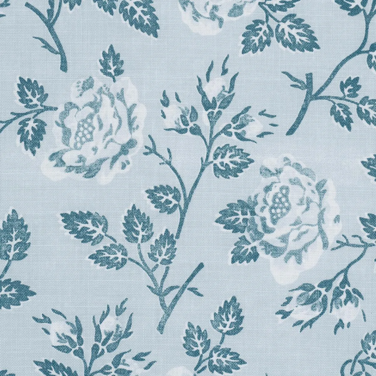Schumacher 182101 Lavinia Blue fabric swatch