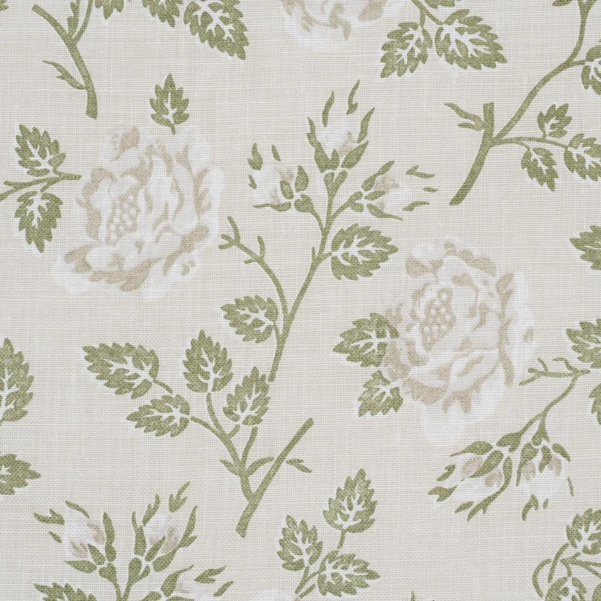 Schumacher 182100 Lavinia Green fabric swatch