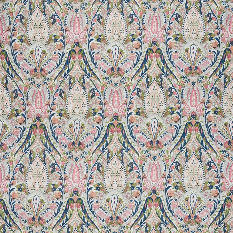 Schumacher 177670 Layla Paisley Multi fabric swatch