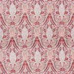 Schumacher 177672 Layla Paisley Plum & Pink fabric swatch