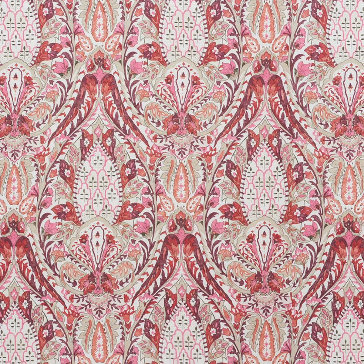 Schumacher 177671 Layla Paisley Blue & Green Fabric