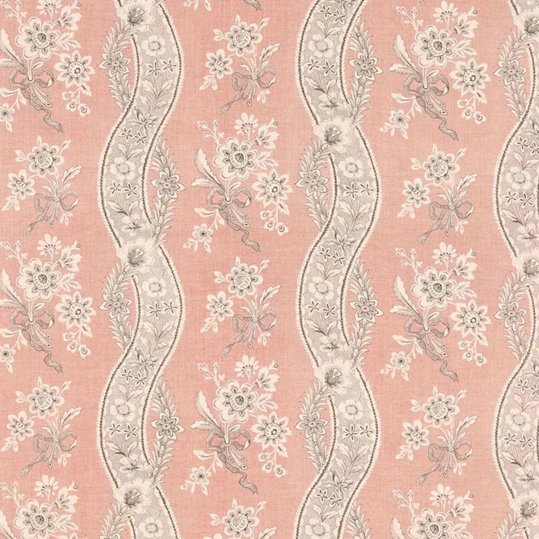 Schumacher 175980 Le Castellet Blush fabric swatch