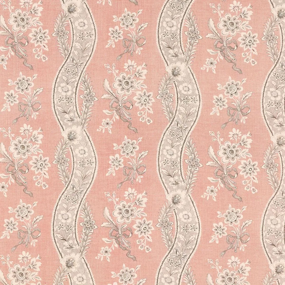 Schumacher 175980 Le Castellet Blush fabric swatch