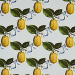 Schumacher 180631 Le Citron Sky fabric swatch