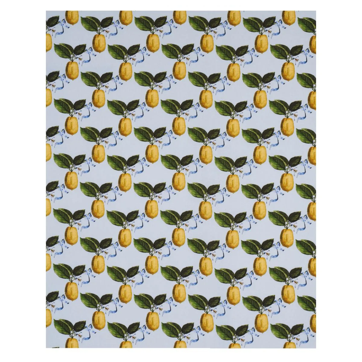 Schumacher 180631 Le Citron Sky fabric swatch