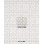 Schumacher 83221 Le Maroc éPinglé Dove fabric swatch