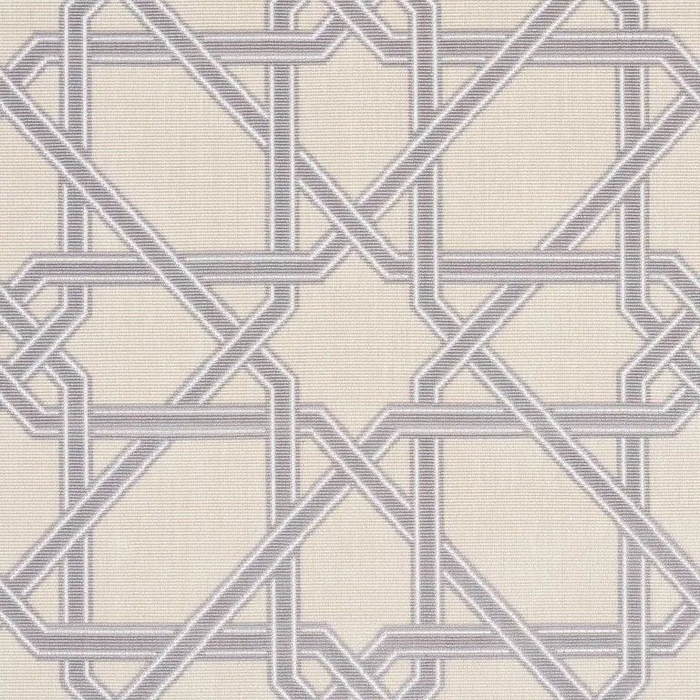 Schumacher 83221 Le Maroc éPinglé Dove fabric swatch