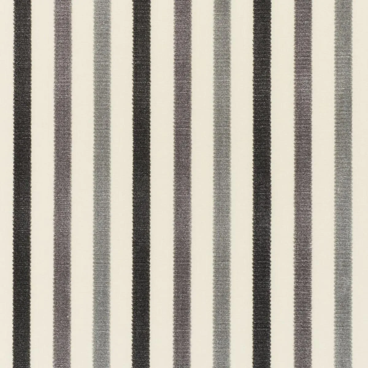 Schumacher 72293 Le Matelot Charcoal fabric swatch