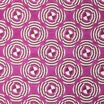 Schumacher 82262 Le Moderne Cut Velvet Magenta fabric swatch