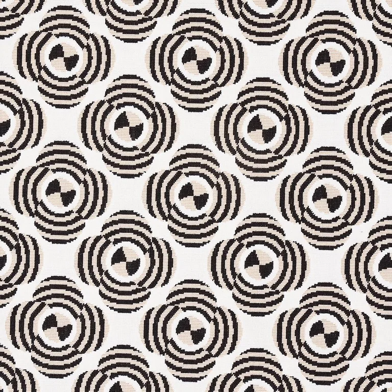 Schumacher 82261 Le Moderne Cut Velvet Neutral fabric swatch
