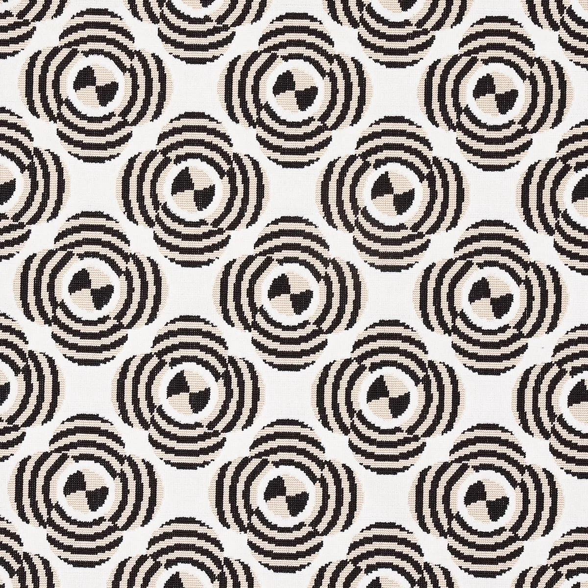Schumacher 82261 Le Moderne Cut Velvet Neutral fabric swatch