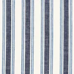 Schumacher 3485003 Leah Linen Stripe Sail fabric swatch