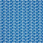 Schumacher 177742 Leaping Leopards Blue fabric swatch