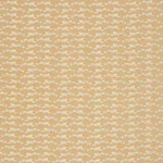 Schumacher 177741 Leaping Leopards Sand fabric swatch