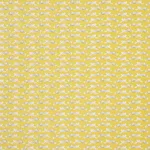 Schumacher 177740 Leaping Leopards Yellow fabric swatch