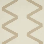 Schumacher 69694 Legere Linen Silk Appliqué Dove On Ivory fabric swatch