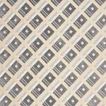 Schumacher 76011 Legrad Argyle Charcoal fabric swatch