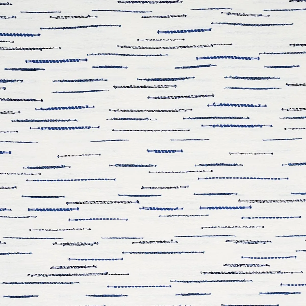 Schumacher 80141 Leland Stripe Blue fabric swatch