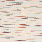 Schumacher 80142 Leland Stripe Multi fabric swatch