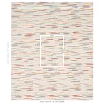 Schumacher 80142 Leland Stripe Multi fabric swatch