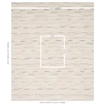 Schumacher 80140 Leland Stripe Neutral fabric swatch