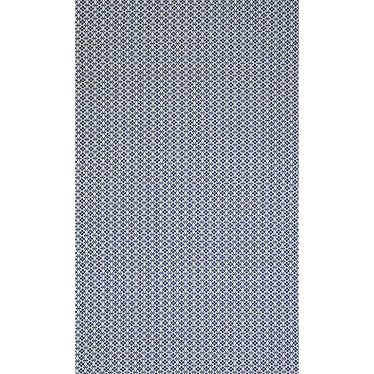 Schumacher 78880 Lempa Hand Woven Indigo fabric swatch