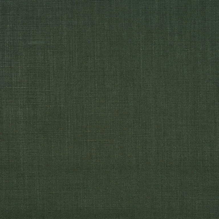 Schumacher 84966 Leo Glazed Linen Boxwood fabric swatch