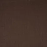 Schumacher 84968 Leo Glazed Linen Chocolate fabric swatch
