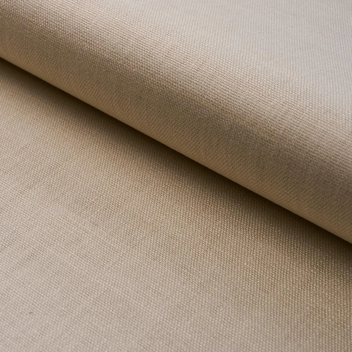 Schumacher 84961 Leo Glazed Linen Flax fabric swatch