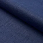 Schumacher 84964 Leo Glazed Linen Navy fabric swatch