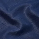 Schumacher 84964 Leo Glazed Linen Navy fabric swatch