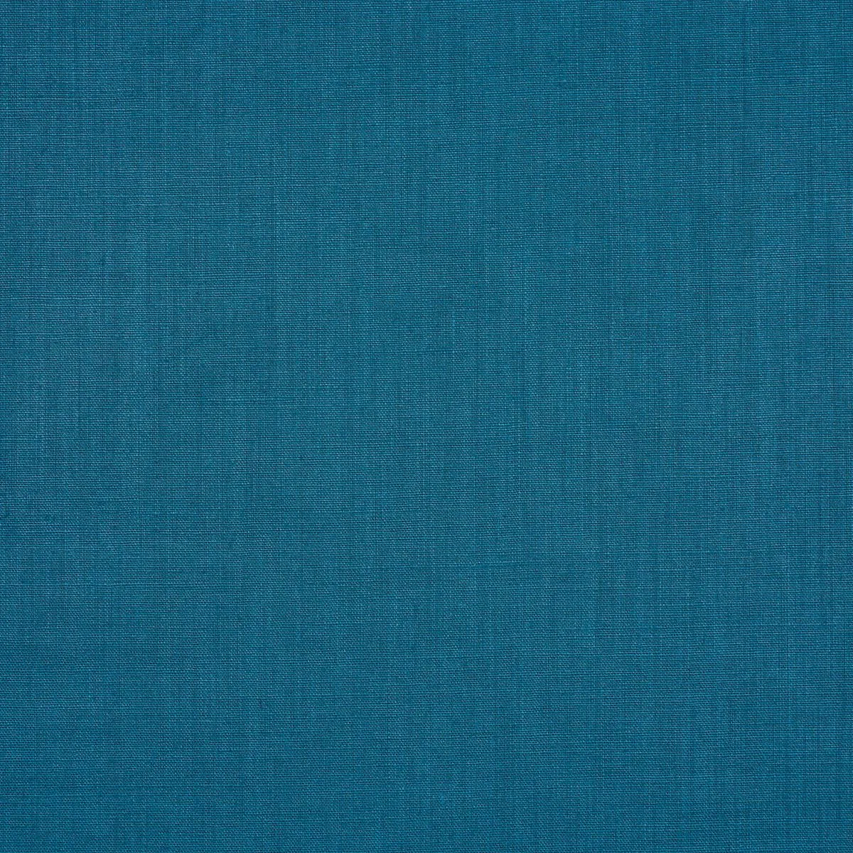 Schumacher 84963 Leo Glazed Linen Peacock fabric swatch