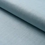 Schumacher 84962 Leo Glazed Linen Sky fabric swatch