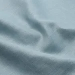Schumacher 84962 Leo Glazed Linen Sky fabric swatch