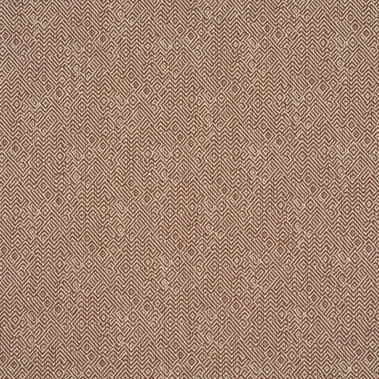 Schumacher 87635 Leona Performance Mocha fabric swatch