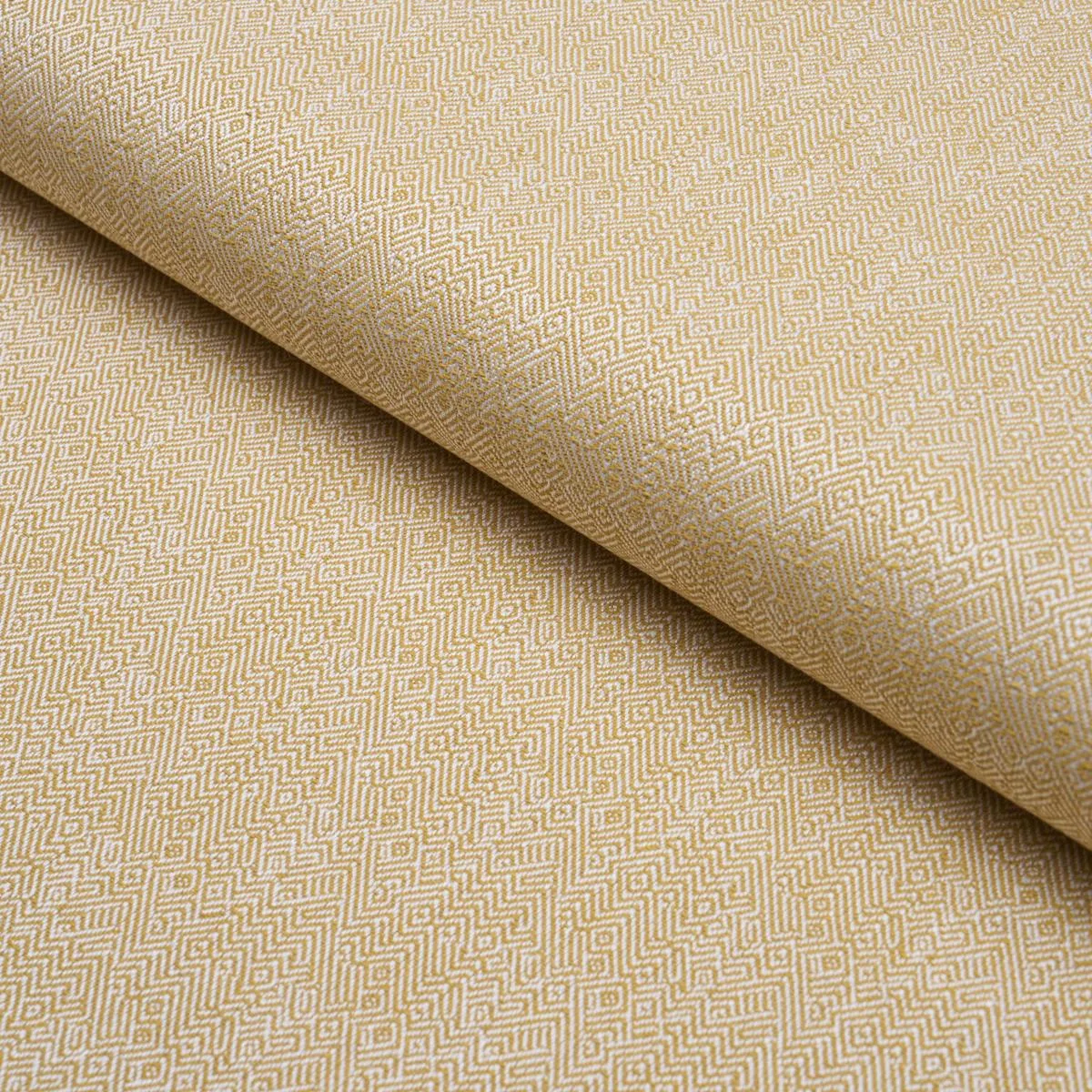 Schumacher 87633 Leona Performance Yellow fabric swatch