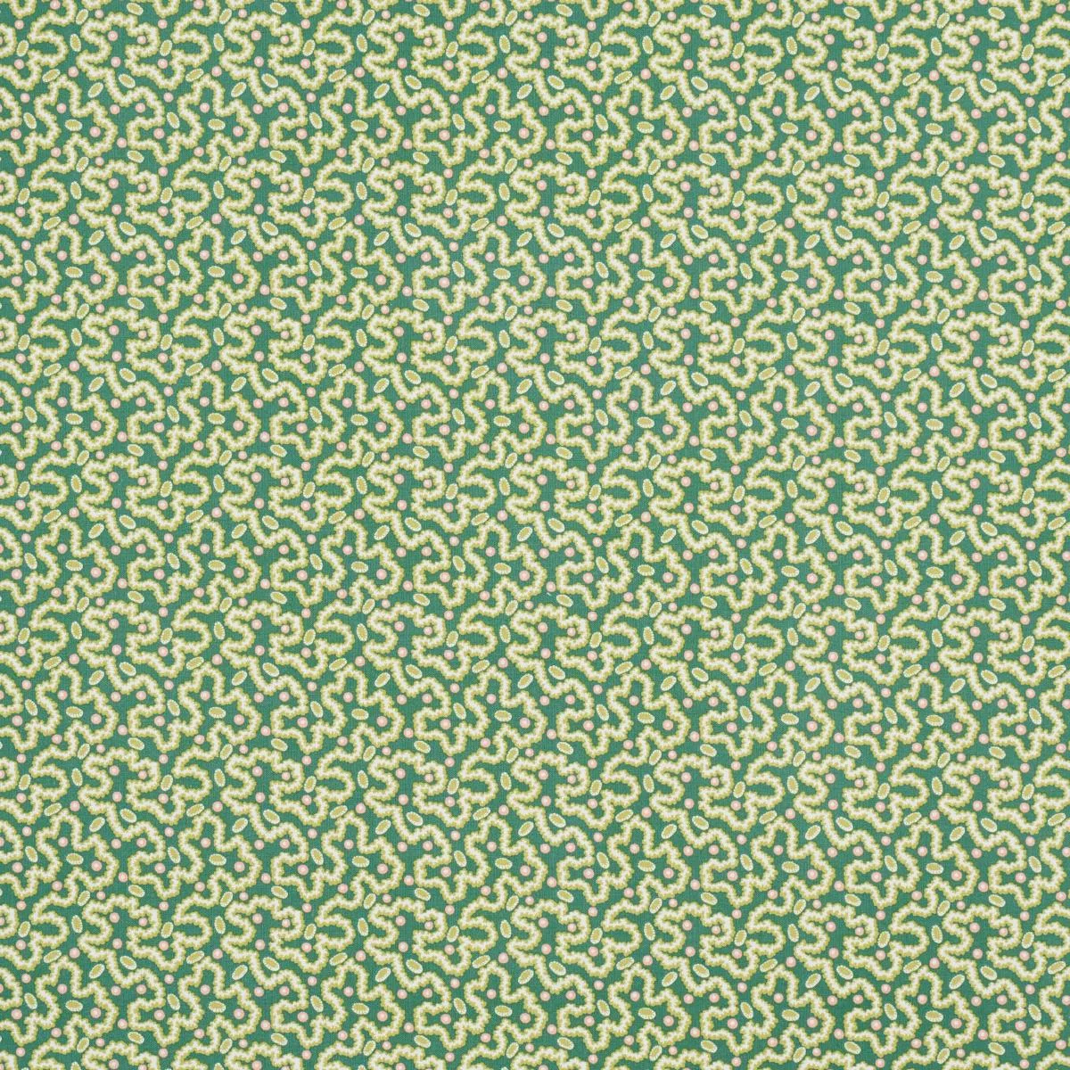 Schumacher 181720 Leonie Vermicelli Leaf fabric swatch