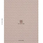 Schumacher 181722 Leonie Vermicelli Sepia fabric swatch