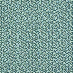 Schumacher 181721 Leonie Vermicelli Teal fabric swatch