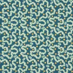 Schumacher 181721 Leonie Vermicelli Teal fabric swatch